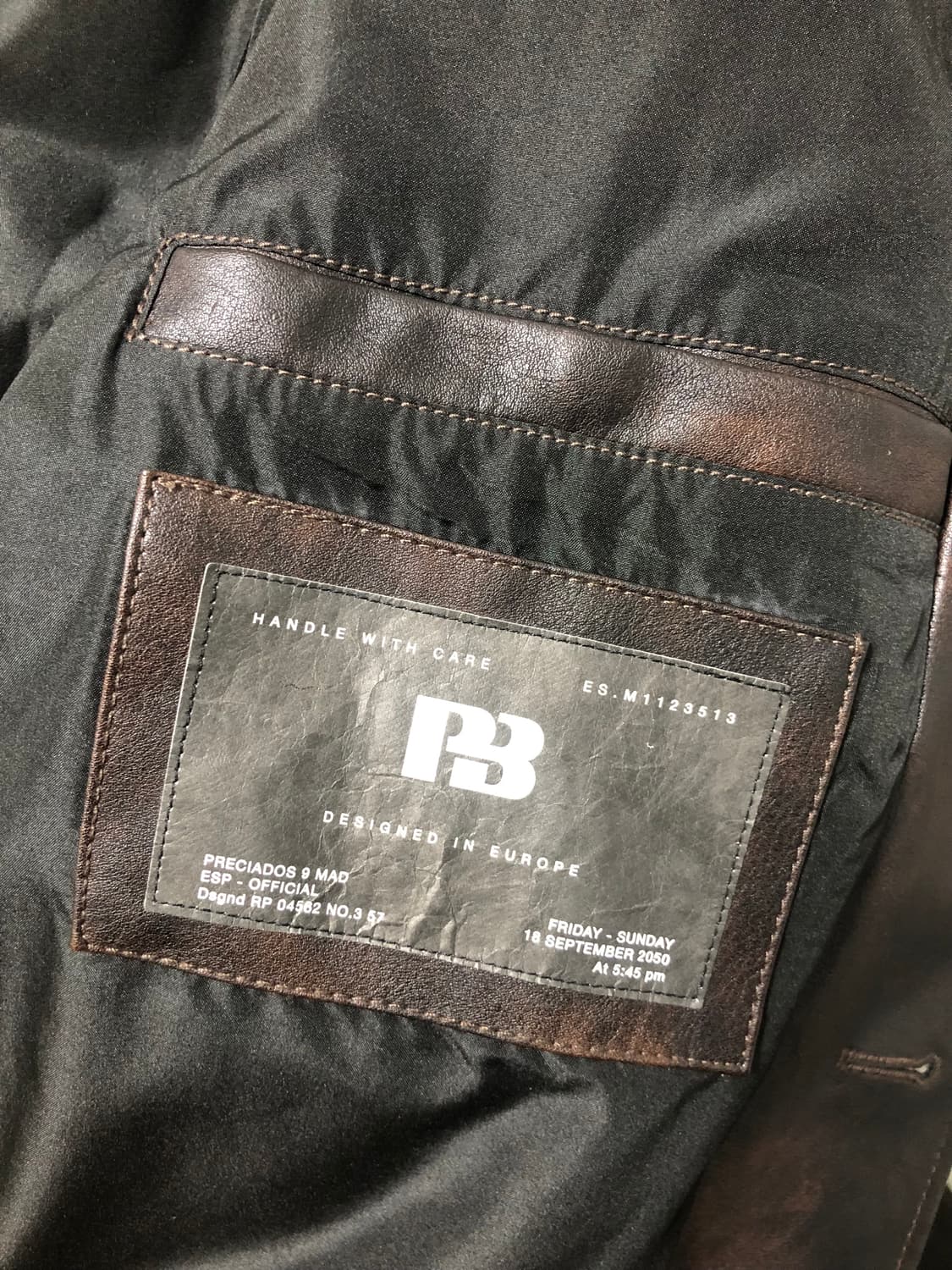 풀 앤 베어 faux leather coat 상품이미지5