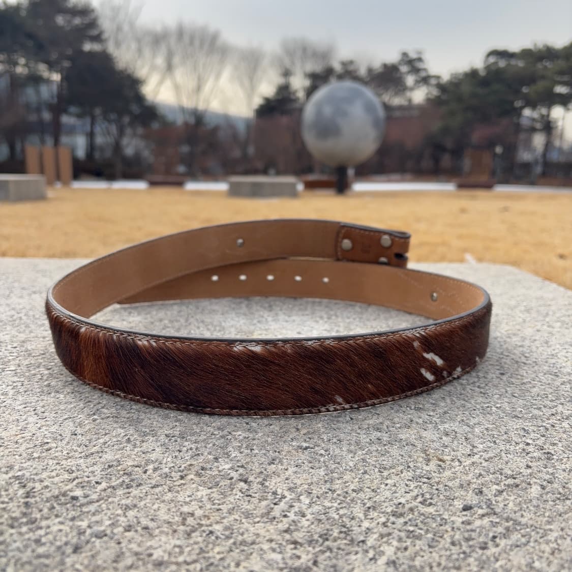 노코나 Nocona 헤어온 레더 웨스턴 벨트  상품이미지9