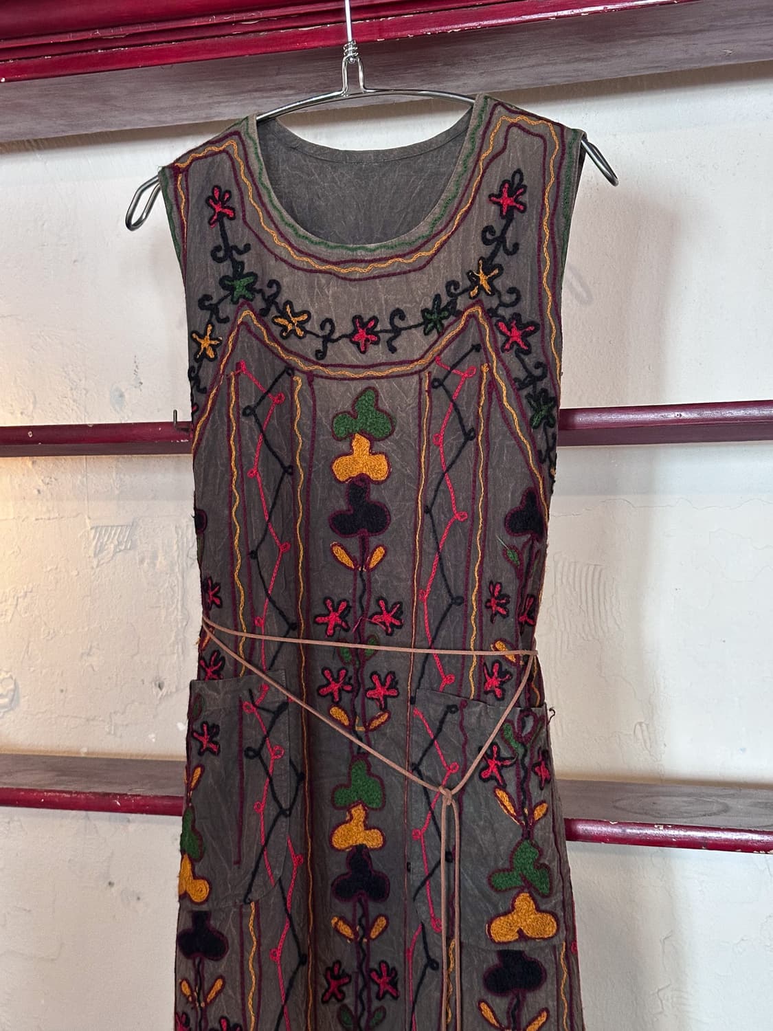 Ethnic Embroidered Pocket Dress 0010 상품이미지6
