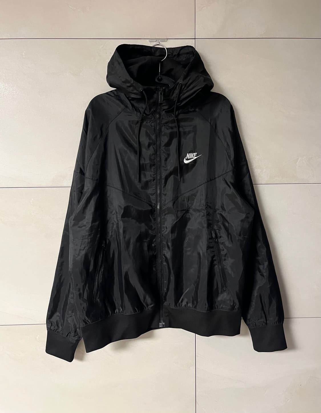 나이키 윈드러너 우븐 바람막이 블랙 (M) 상품이미지4