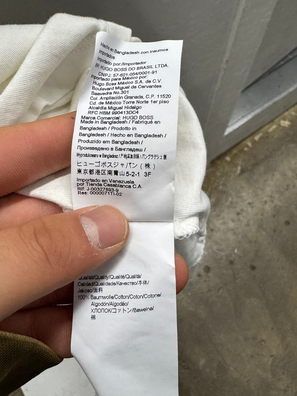 휴고보스 기본 반팔티 화이트 L 상품이미지6