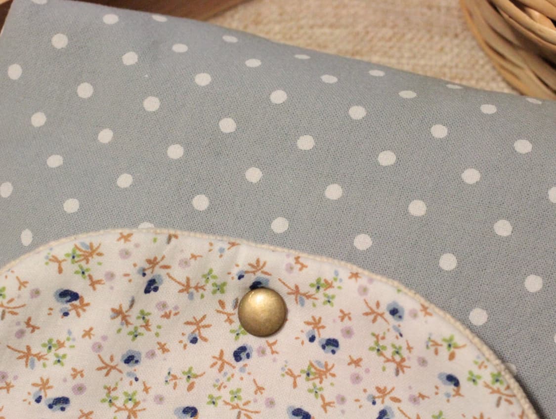 핸드메이드 블루 파우치 상품이미지4