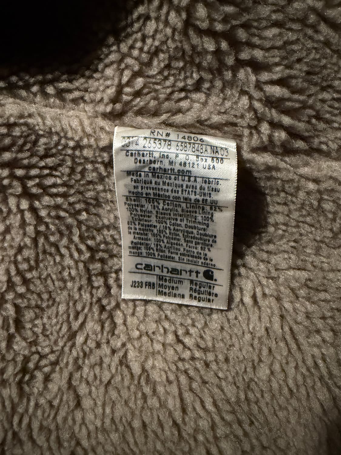 칼하트 트러커 j233 FRB M/R 상품이미지7