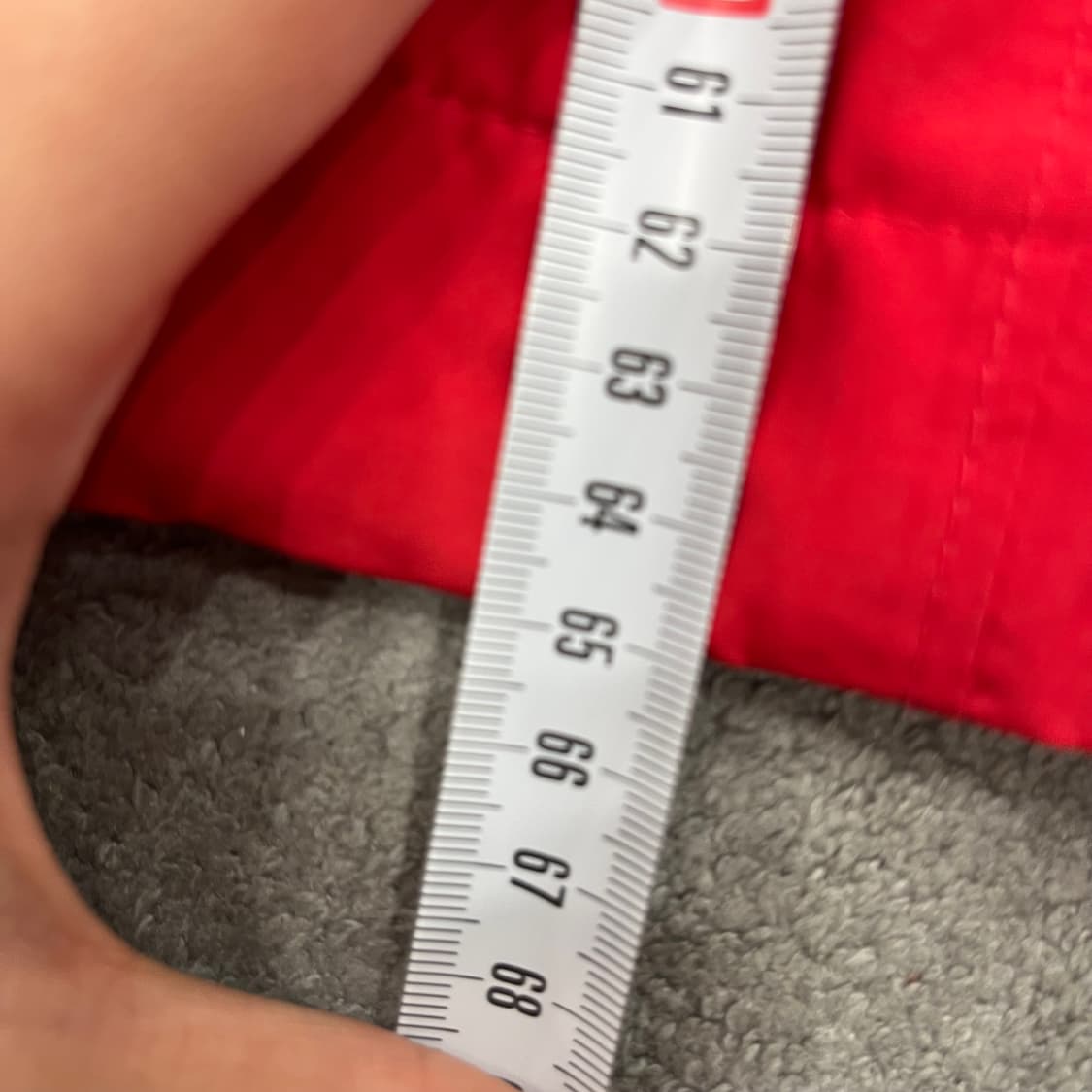 95 컬럼비아 레드 바람막이 후드 자켓 상품이미지10