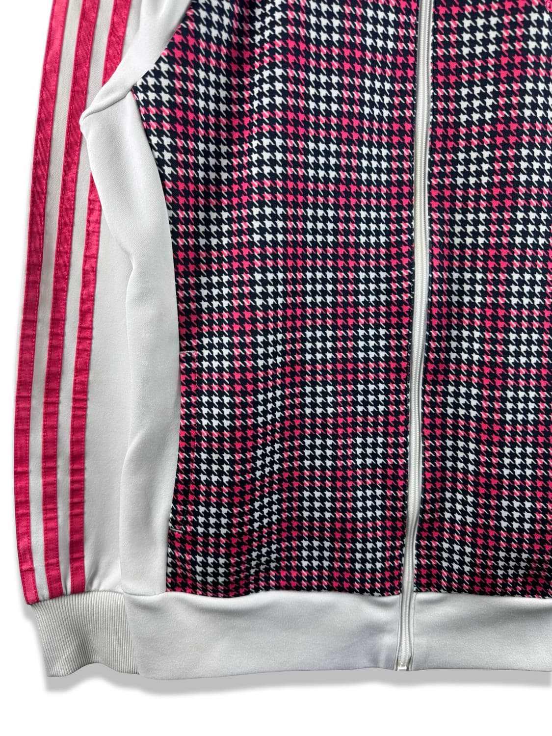 아디다스 핑크 체크 나그랑 트랙탑져지2434 상품이미지3