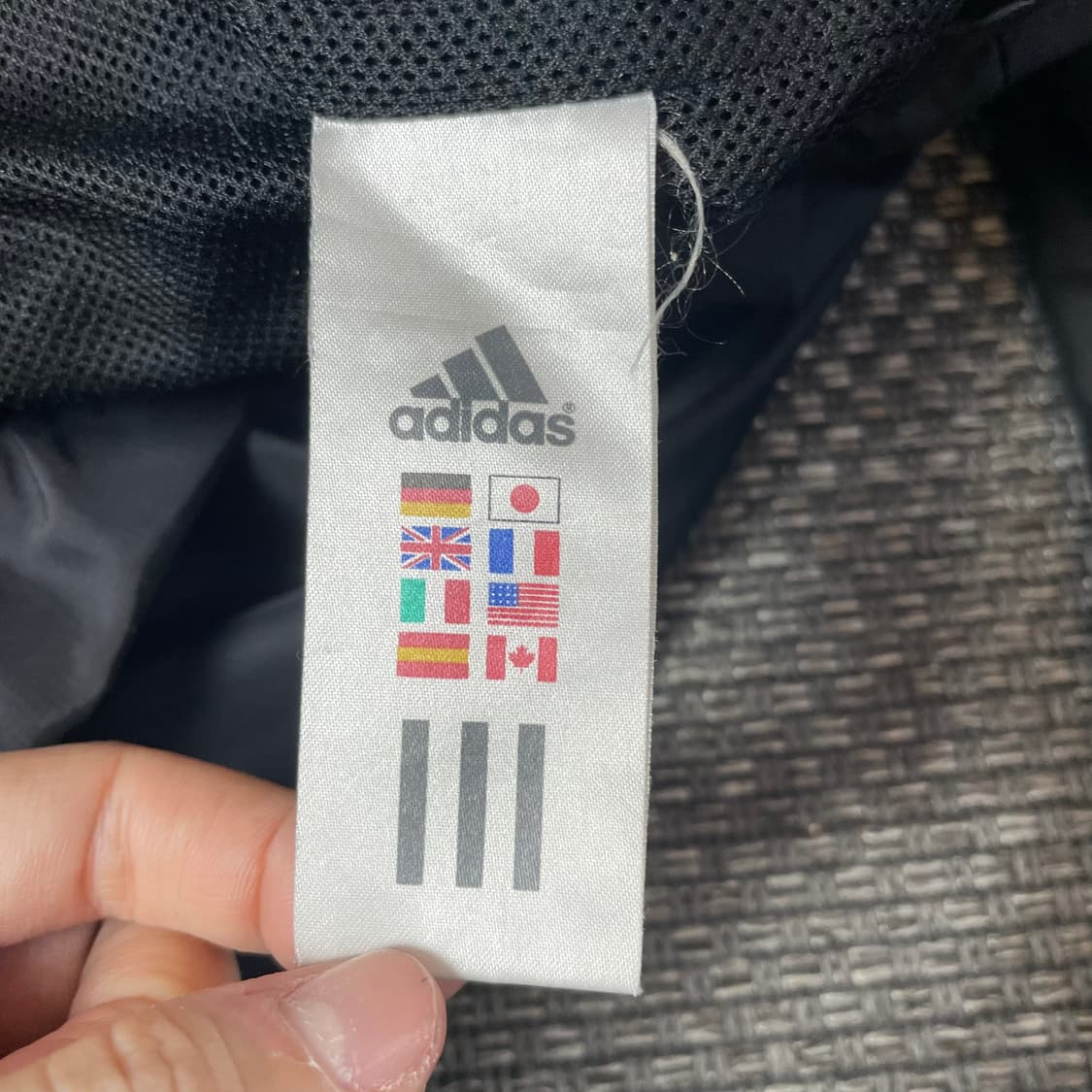 아디다스 윈드브레이커 블랙 바람막이 100 상품이미지6