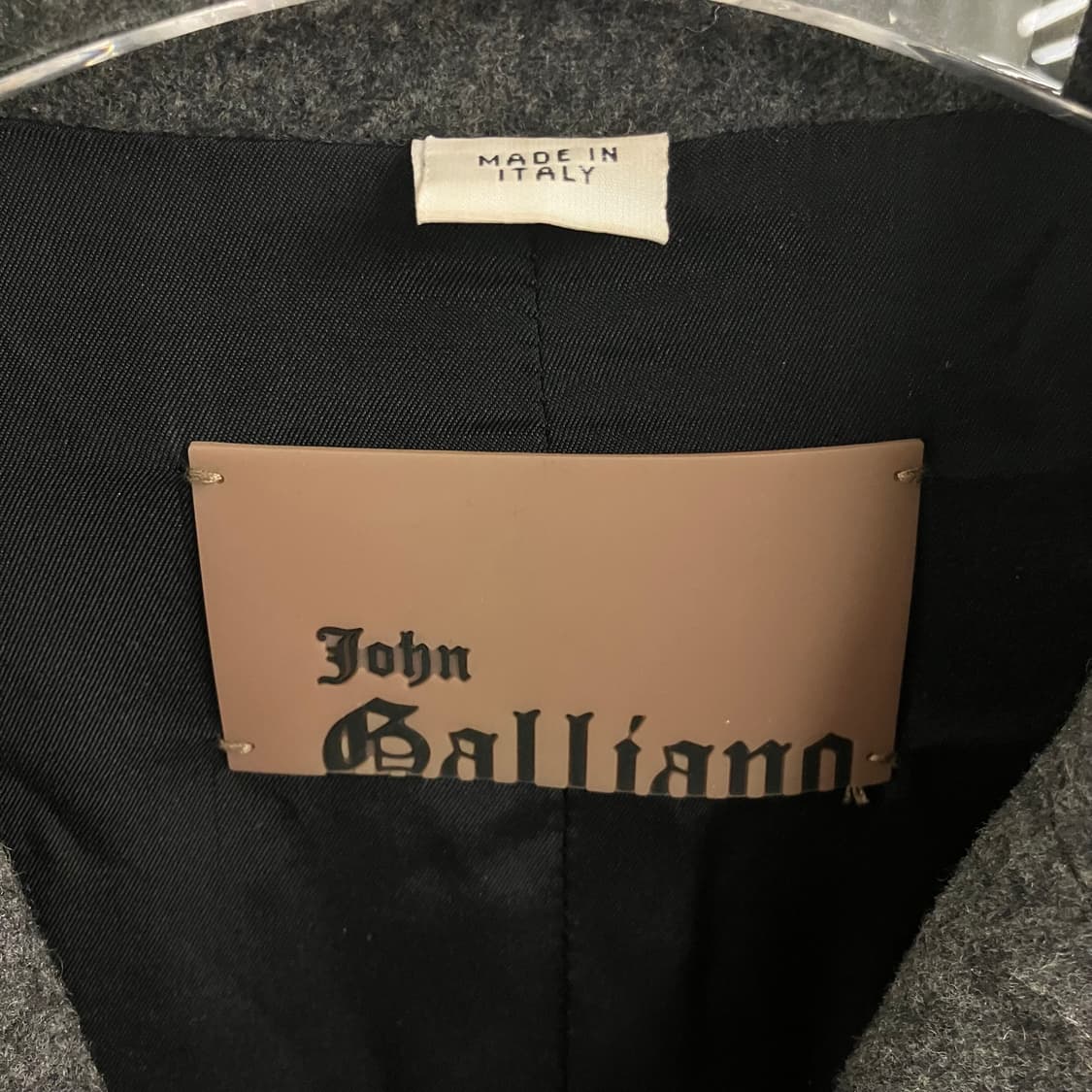 존 갈리아노 그레이 울 블레이저 자켓 46 상품이미지3