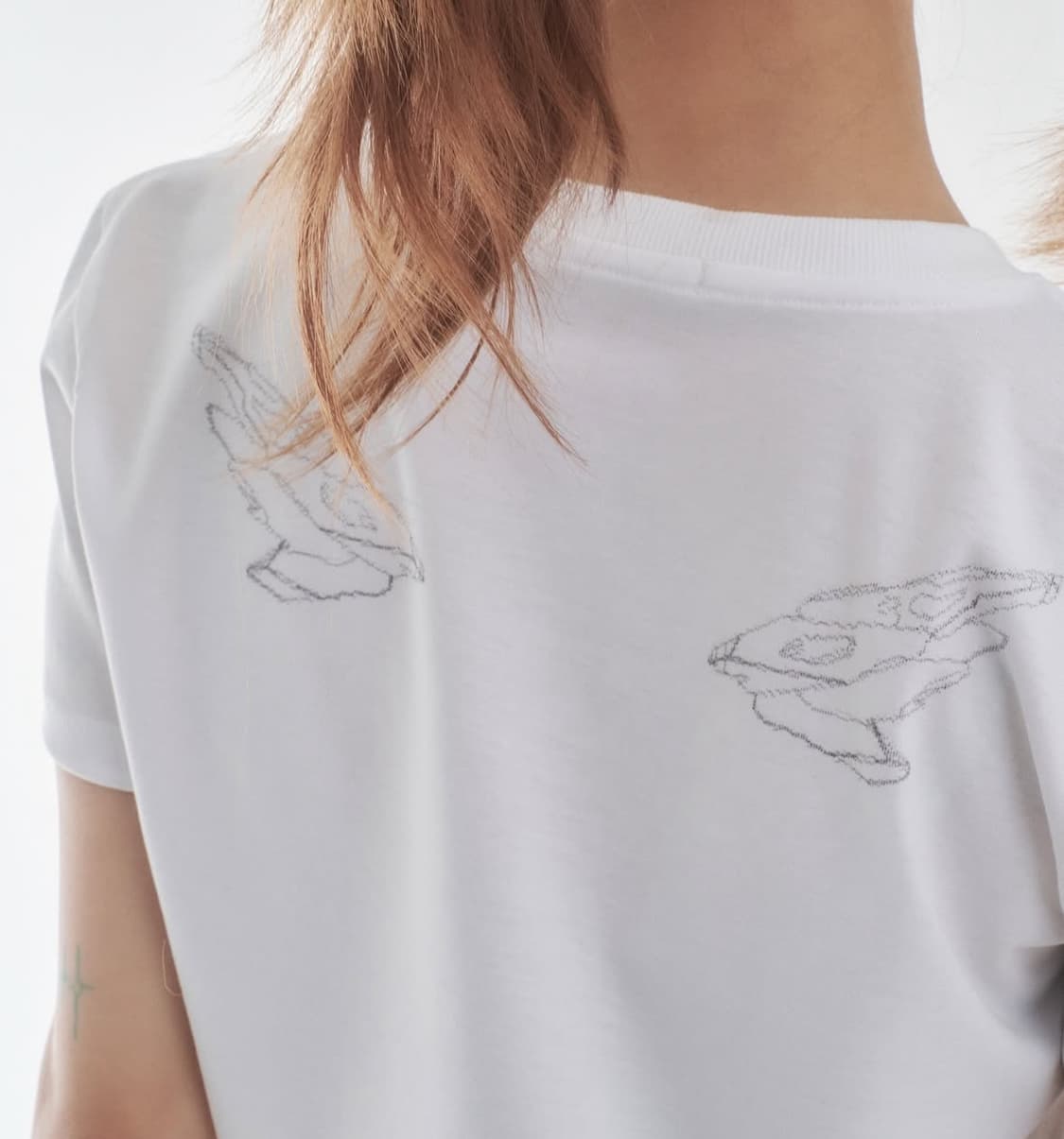 미유키 소녀 반팔 kiel wing t-shirt  상품이미지2