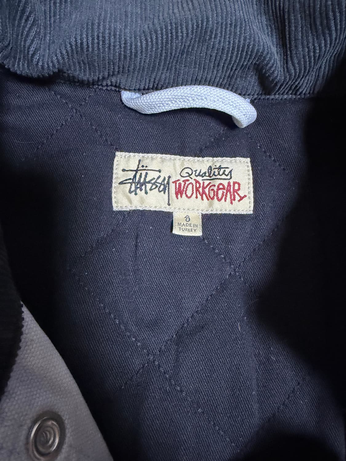 스투시 워시드 캔버스 샵 재킷 라이트 블루 상품이미지2