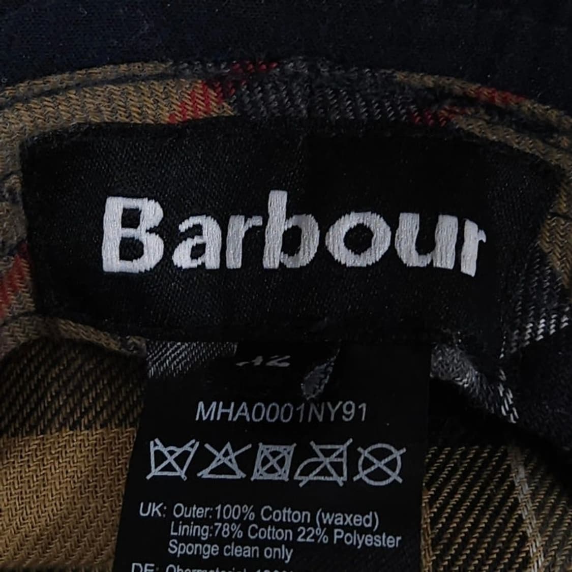 XL)Barbour 바버 왁스 버킷햇 네이비 상품이미지5