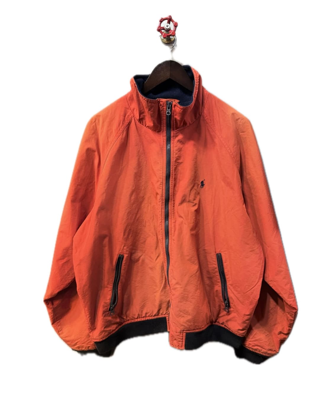 90s 폴로 페이디드 후리스 바람막이  집업  상품이미지1