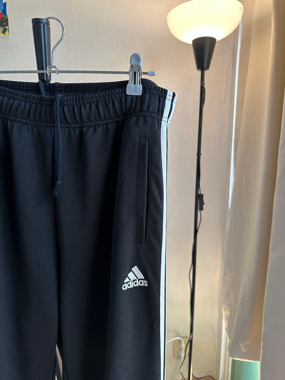 Adidas 트랙 팬츠 블랙 상품이미지4