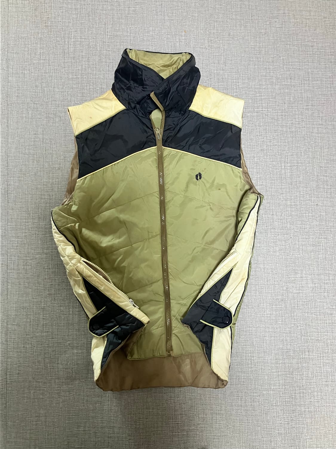 Hangten 올드스쿨아메카지 혁오풍 웨스턴 베스트패딩조끼 상품이미지1