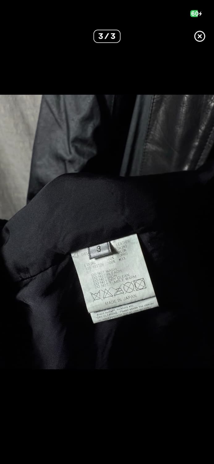 The viridi anne 하이브리드 레더 자켓 상품이미지3