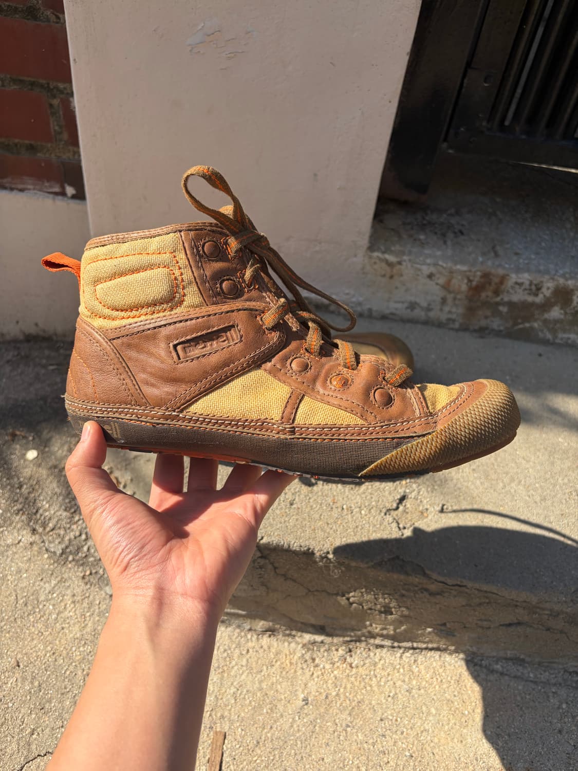 Merrell 하이탑 캔버스 레더 스니커즈 상품이미지6