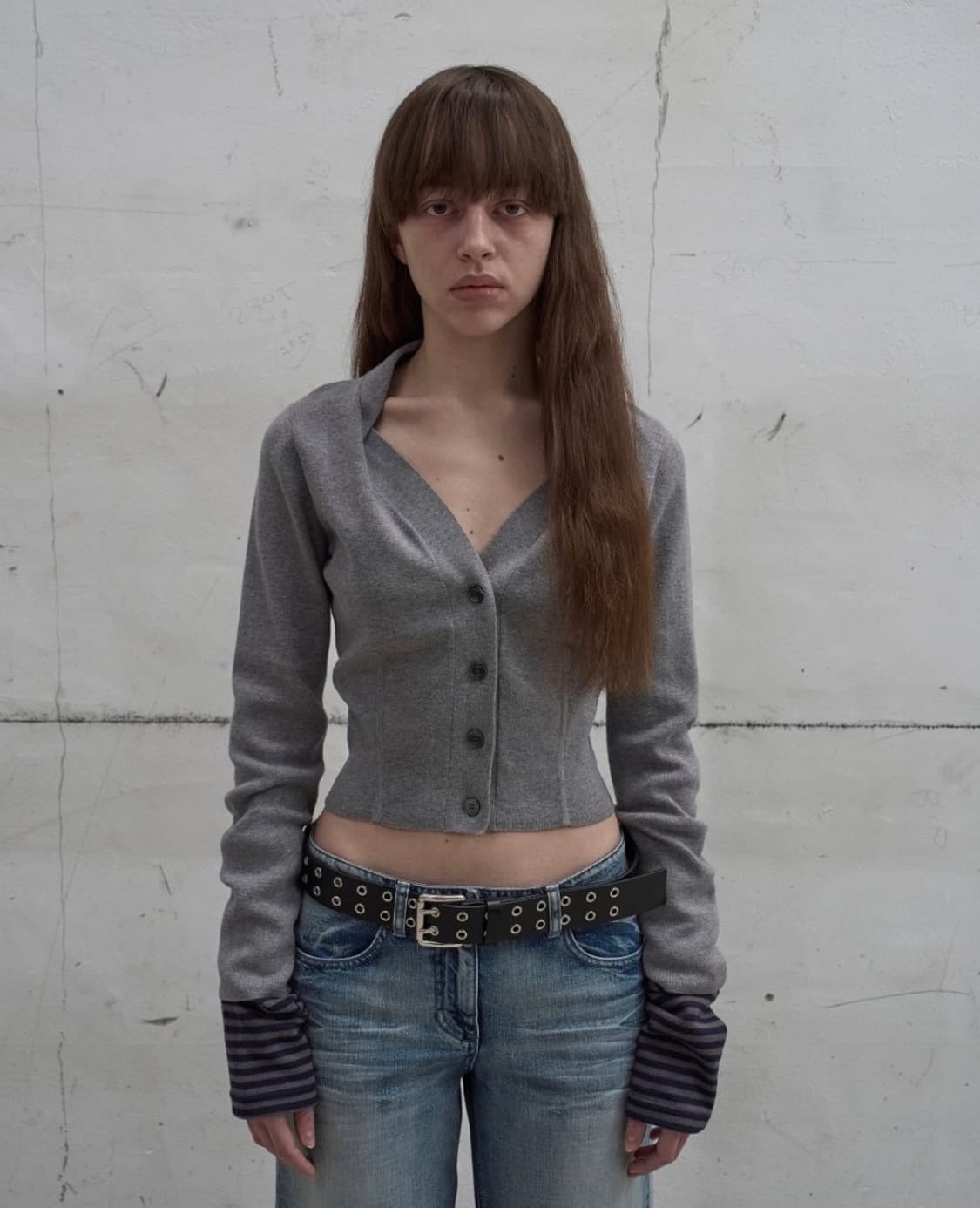 Lcdc tm - DRAPED NECK KNIT CARDIGAN  상품이미지1