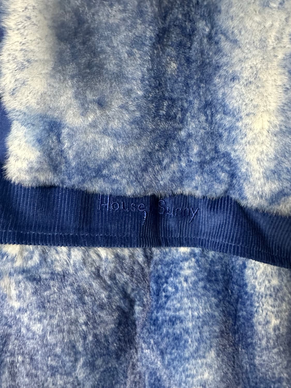 하우스오브써니 블루 퍼 아노락 점퍼 상품이미지2