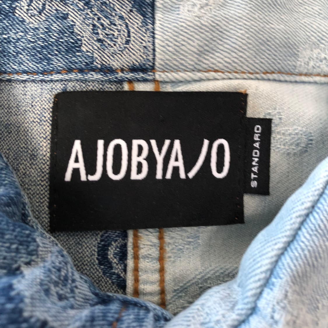 아조바이아조 페이즐리 데님자켓 상품이미지5