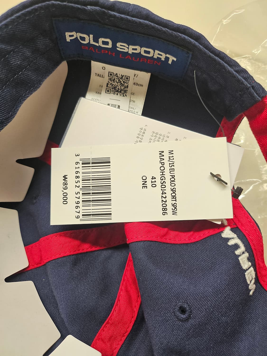 폴로스포츠 트윌 볼캡 네이비 상품이미지5