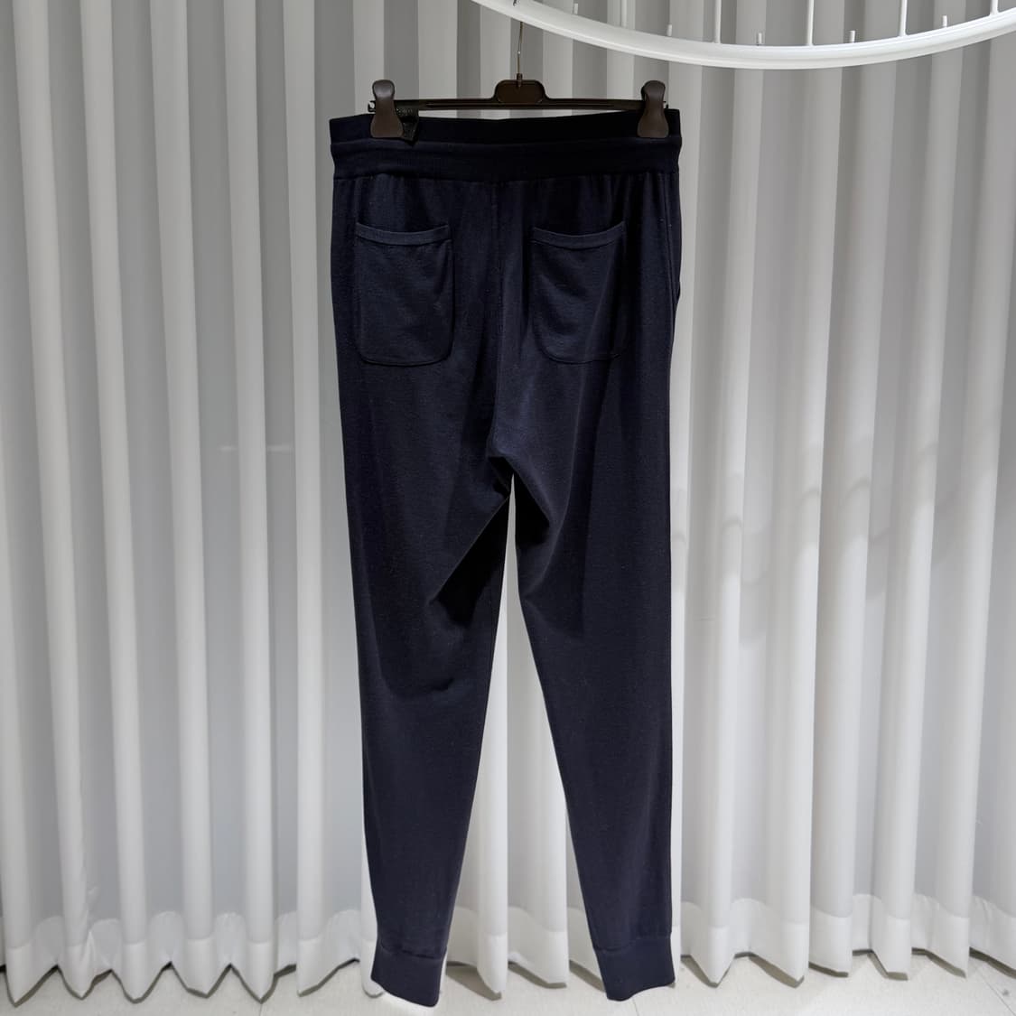 (A+/M) / 로로피아나 실크 캐시미어 네이비 후드집업 팬츠 셋업 상품이미지7