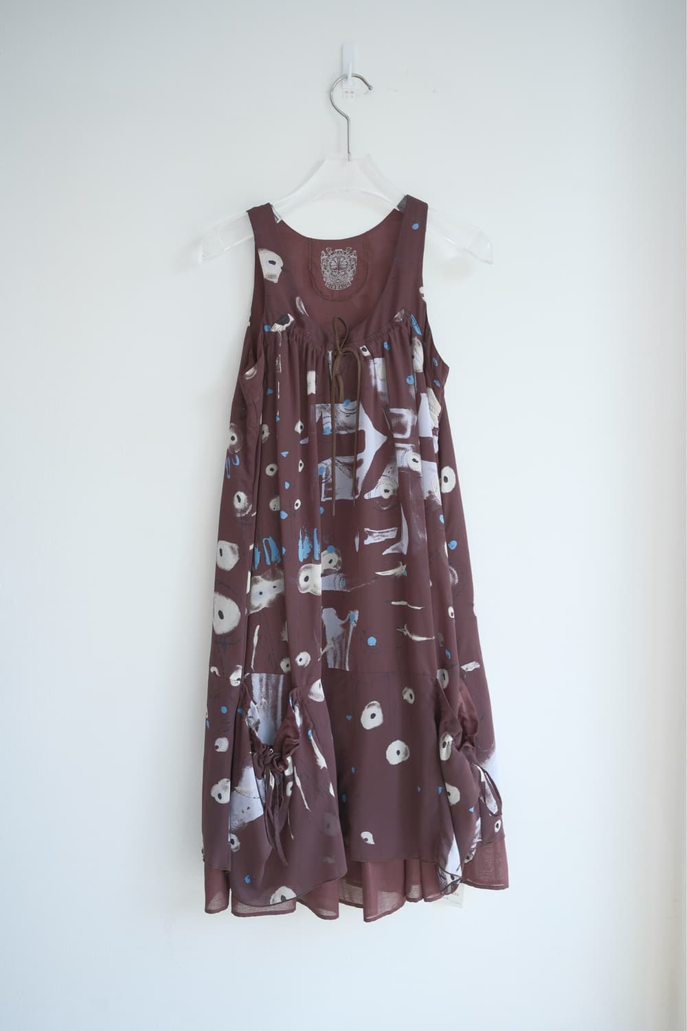 Brown sheer dress 상품이미지1