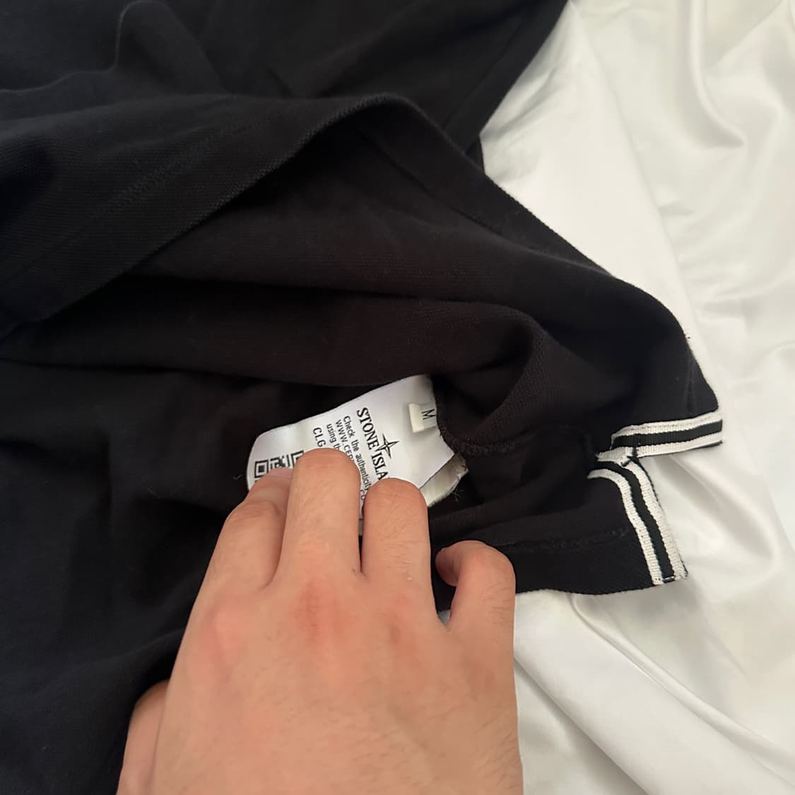 스톤아일랜드 폴로 카라 긴팔 티셔츠 상품이미지5
