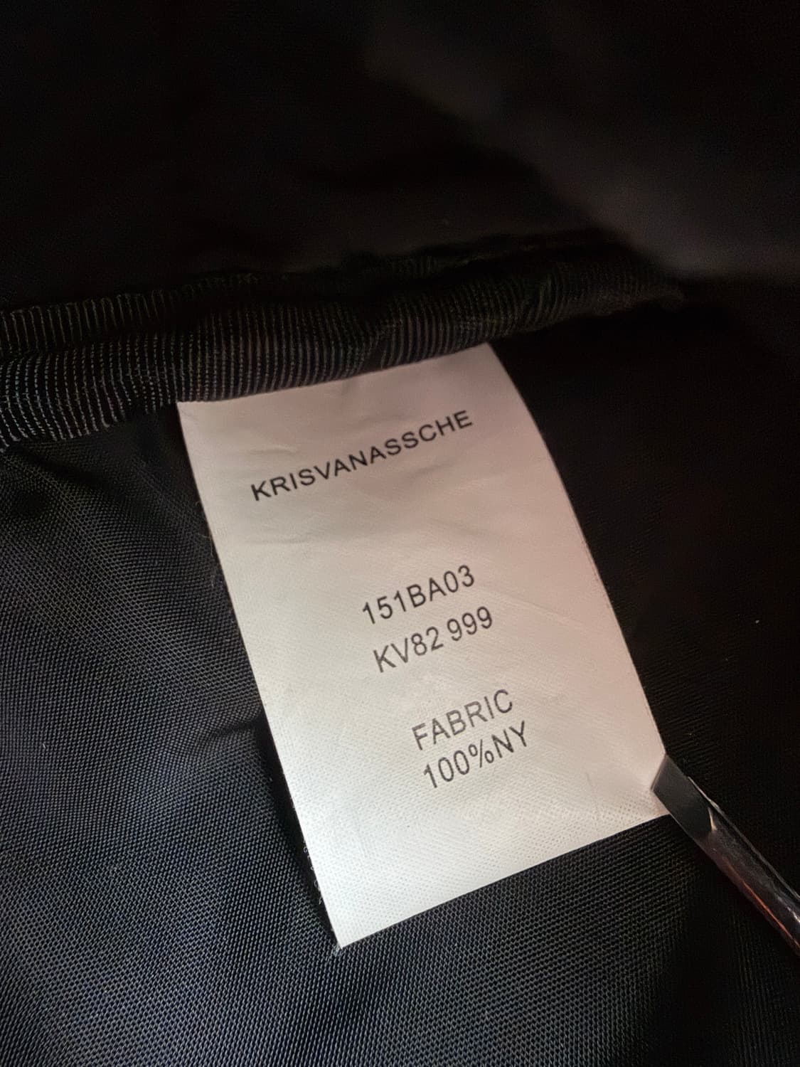 크리스반아쉐 백팩 블랙 이스트팩X 라프시몬스 프라다 포터 상품이미지3