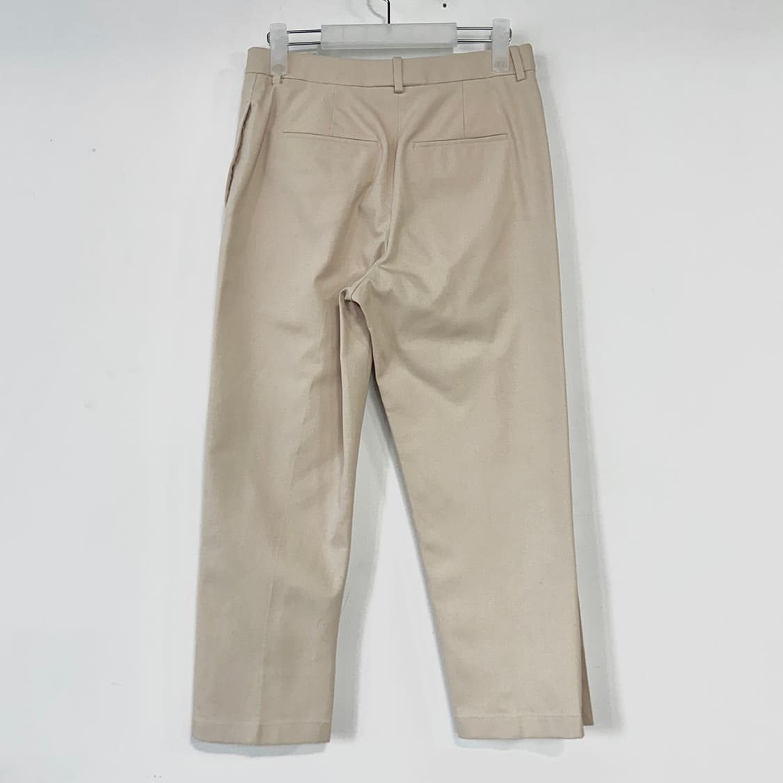 질샌더 슬릿 헴 코튼 팬츠 상품이미지5