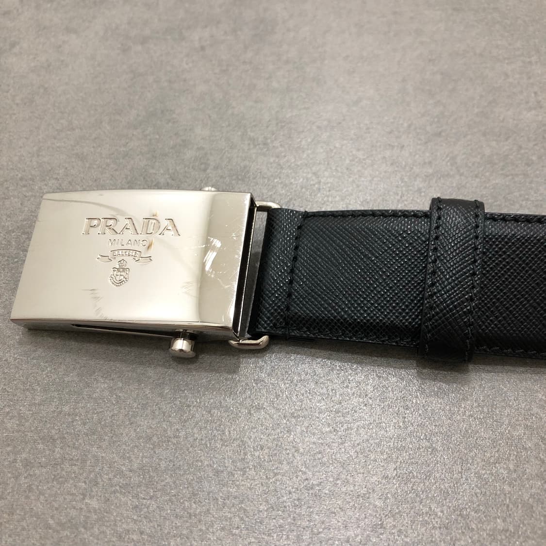 프라다 이태리 사피아노 레더 가죽 벨트 허리띠 34/85 상품이미지2