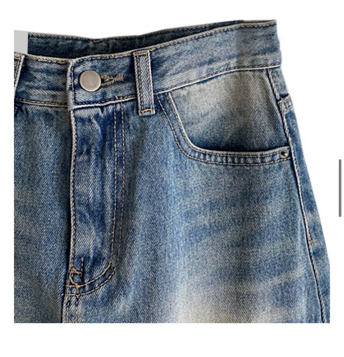 (새상품) 빈티지 카고 데님 미니스커트 상품이미지4