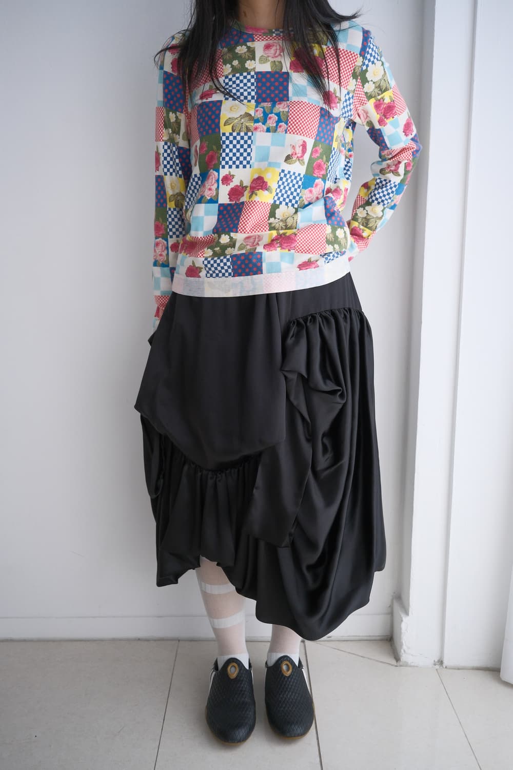 Patchwork graphic top 상품이미지1