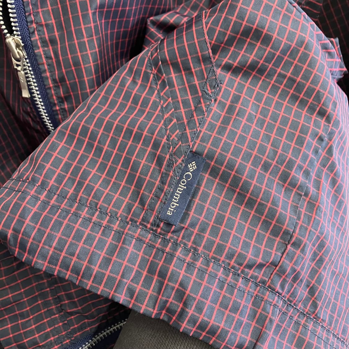 N243 컬럼비아 체크 바람막이 자켓 콜롬비아 빈티지 상품이미지8