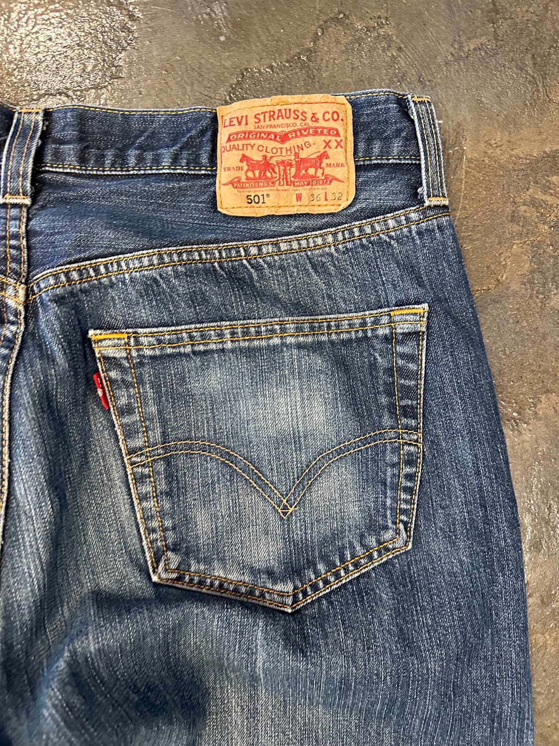 00s Levis 리바이스 501 W36 L32 상품이미지5