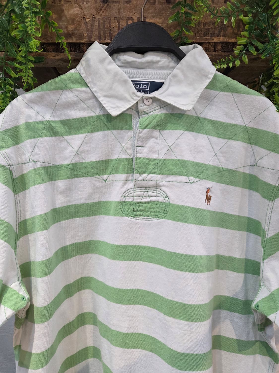 Polo 폴로 애플민트 스트라이프 럭비티 상품이미지1