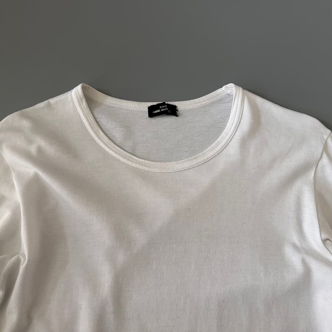 트리콧꼼데가르송 comme des garcons 로고 롱슬리브 상품이미지4