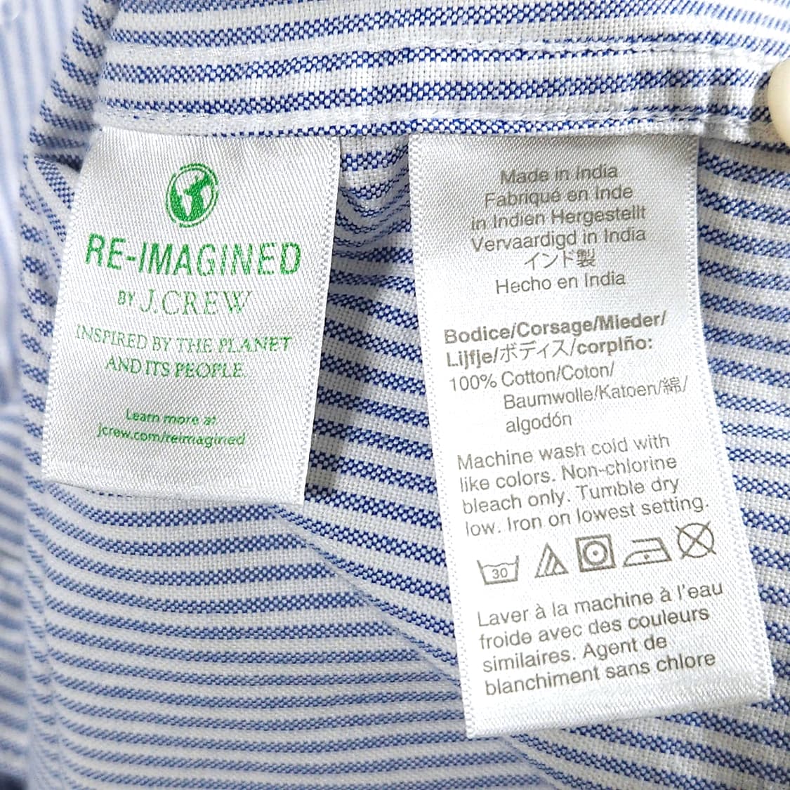 105)JCrew 제이크루 스트라이프 셔츠 슬림언턱드 여름제외 상품이미지5