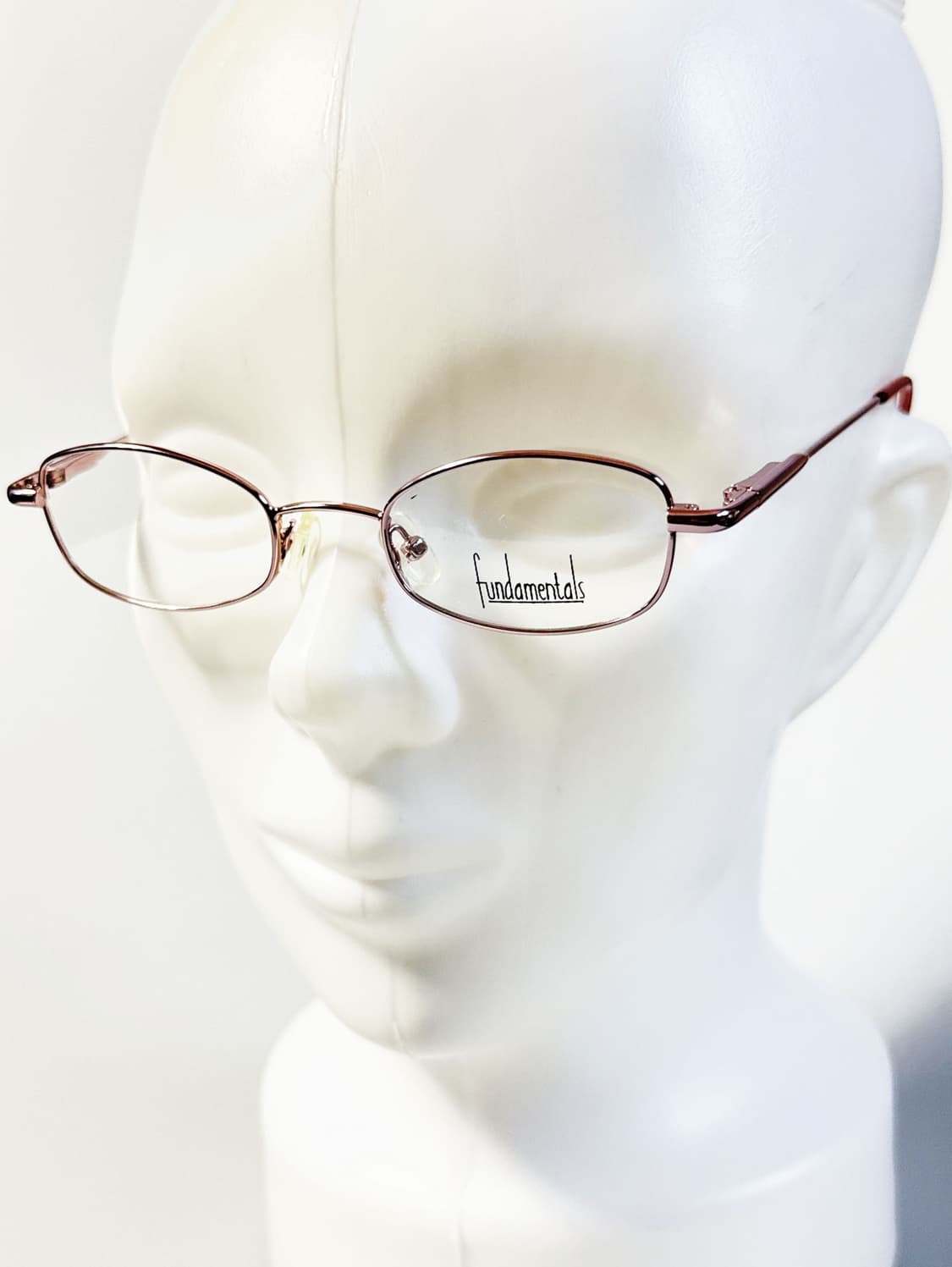 Fundamentals 핑크 슬림 스퀘어 메탈 프레임 빈티지 안경 상품이미지9