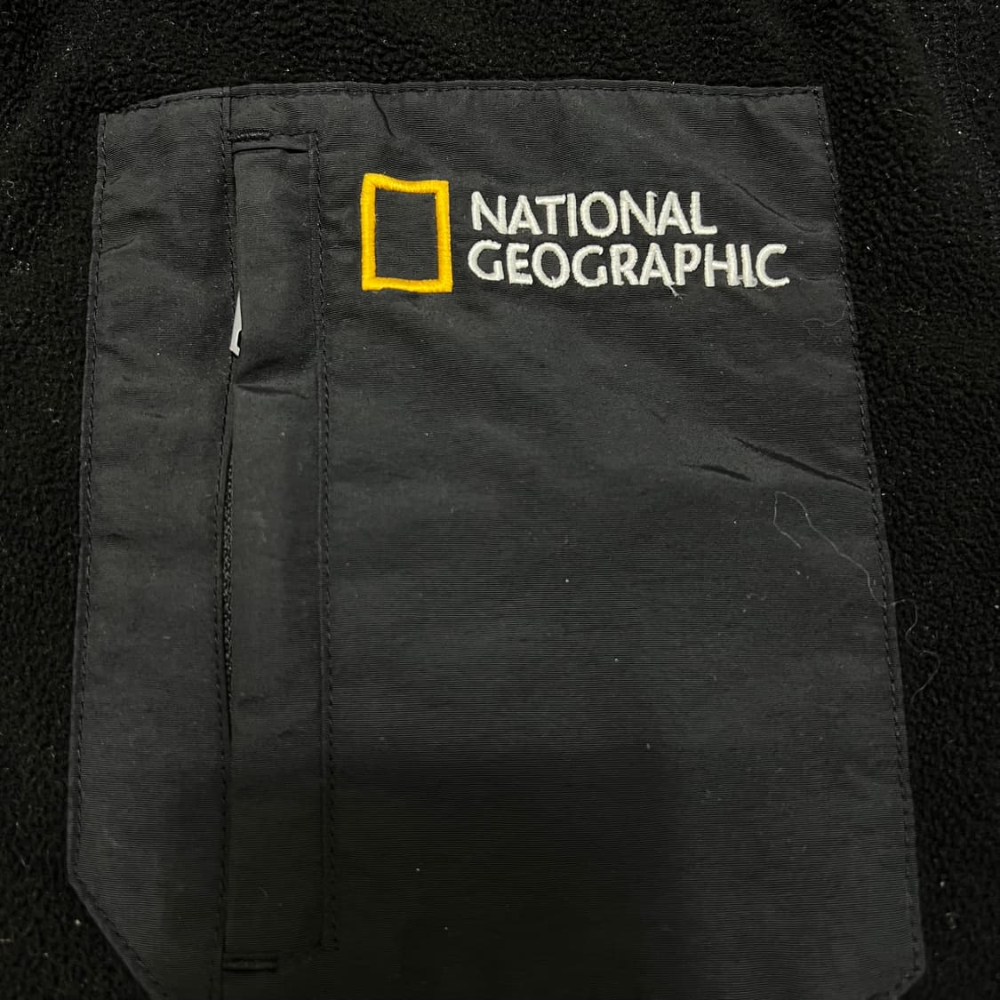 내셔널지오그래픽 포켓 플리스 후리스 집업자켓 [블랙] L/100 상품이미지4