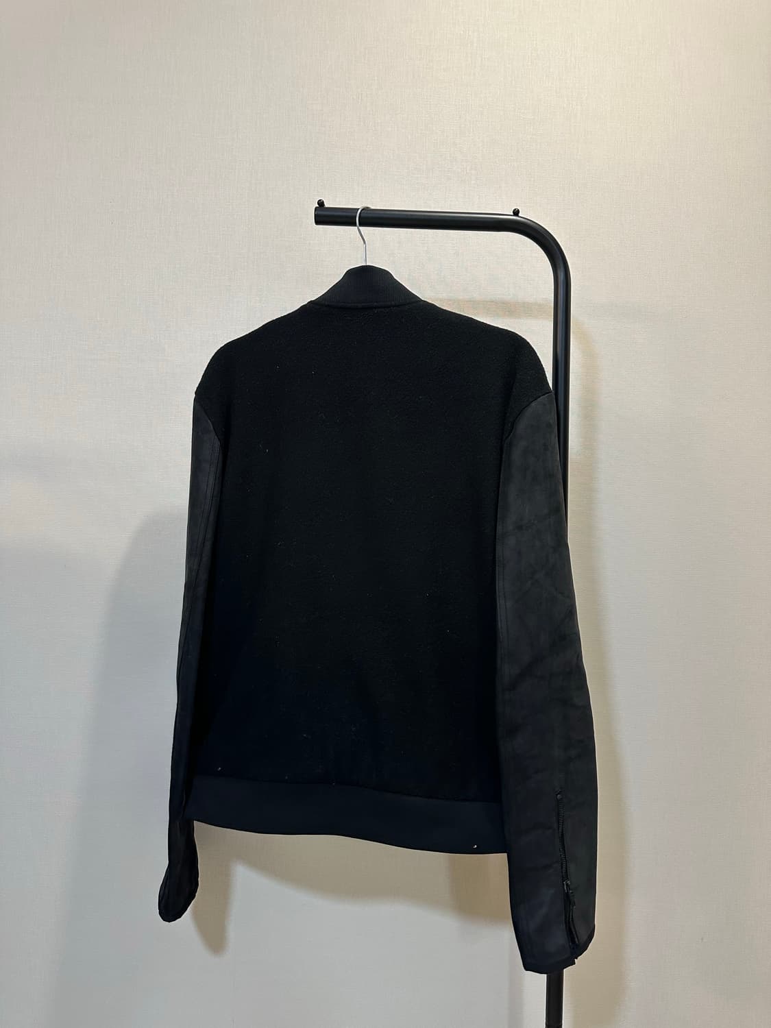 레더 슬리브 블루종 상품이미지2