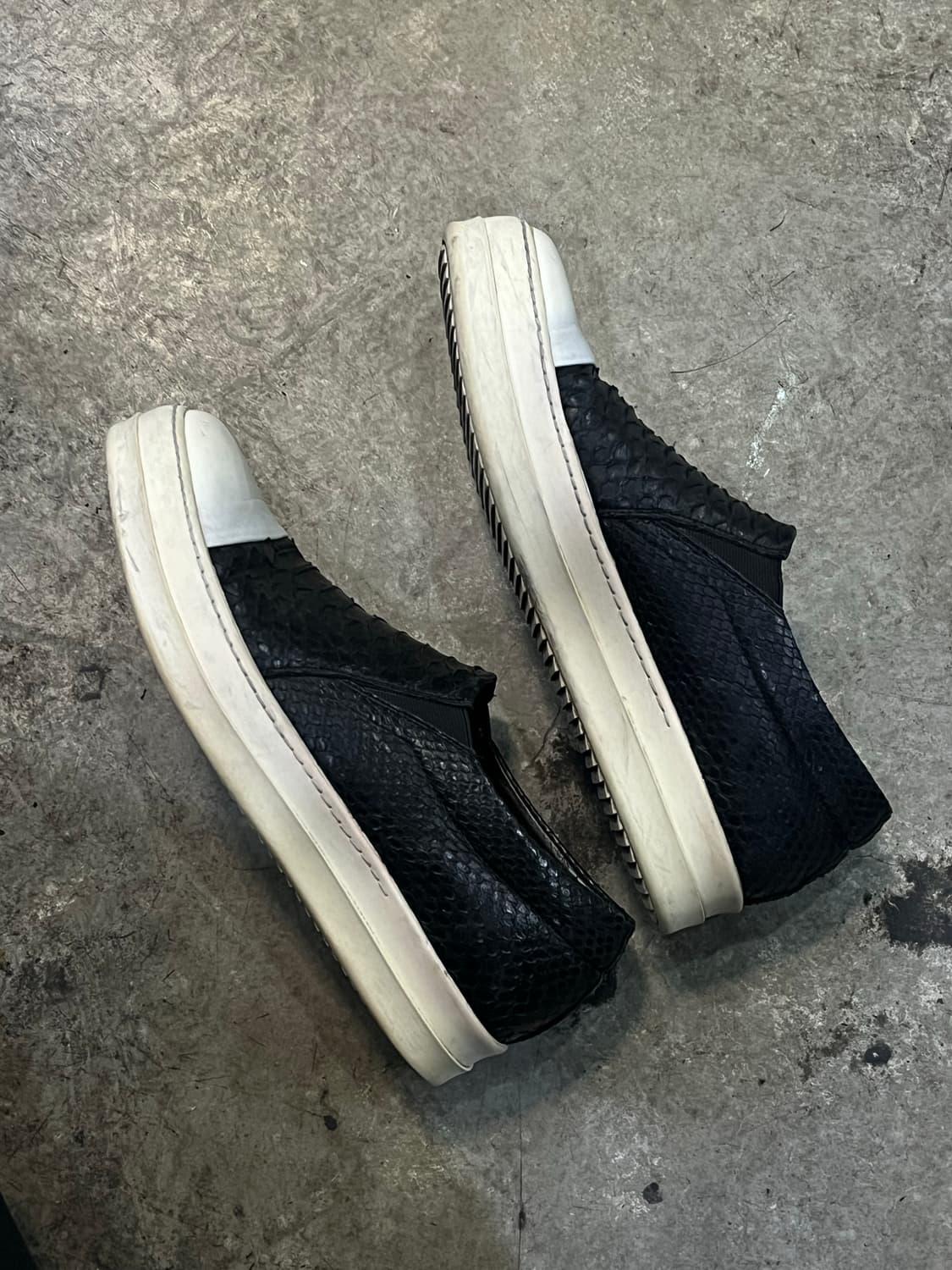 릭오웬스 16s 파에톤 레더 슬립온 스니커즈 260 상품이미지3