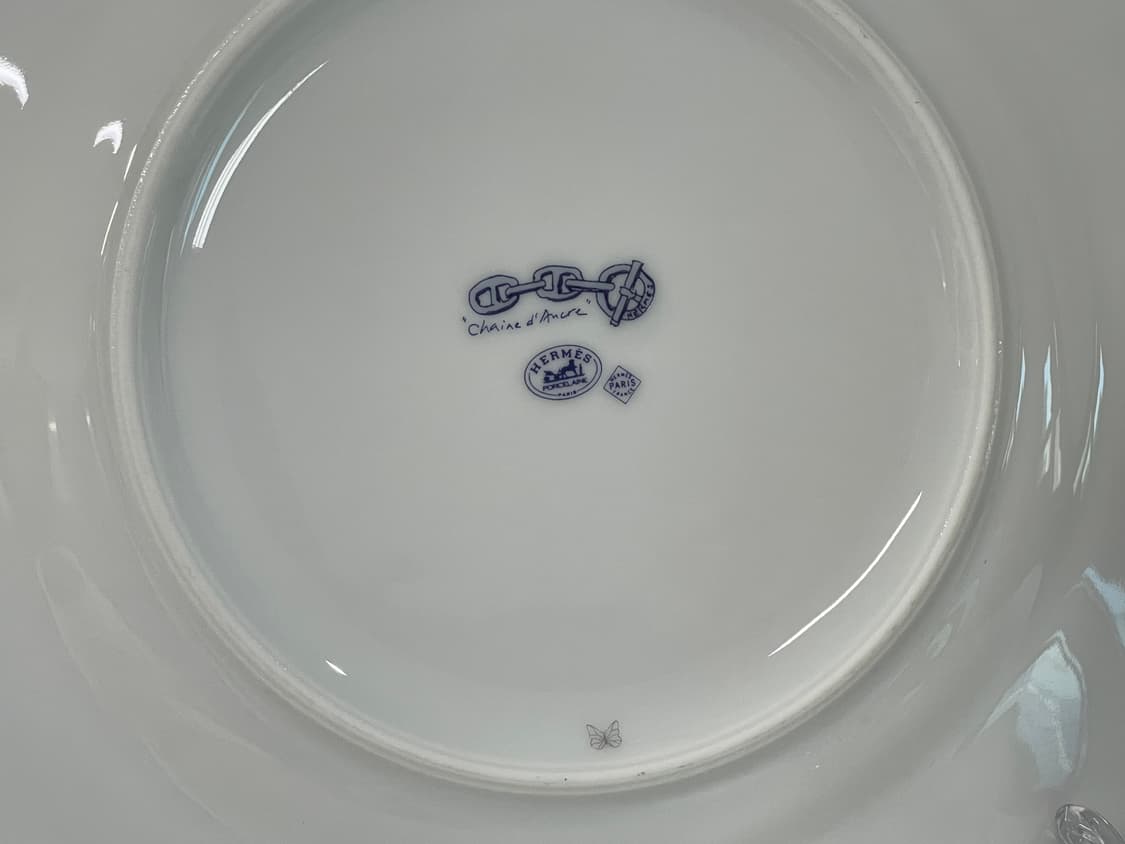 에르메스 샹달 블루 플레이트 2P HERMES 상품이미지5