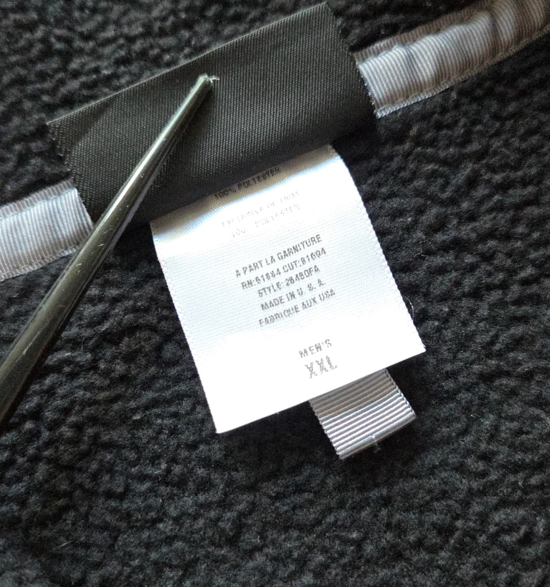 (2XL)파타고니아 00~ Usa Rare 블랙 신칠라 플리스 후리스 상품이미지4