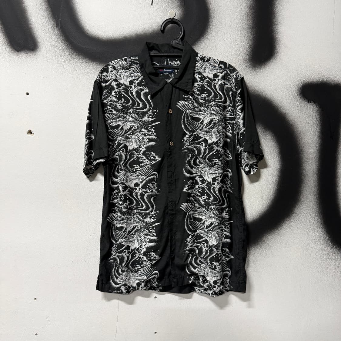 VTG 빈티지 재패니즈 에스닉 오리엔탈 반팔 셔츠 상품이미지1