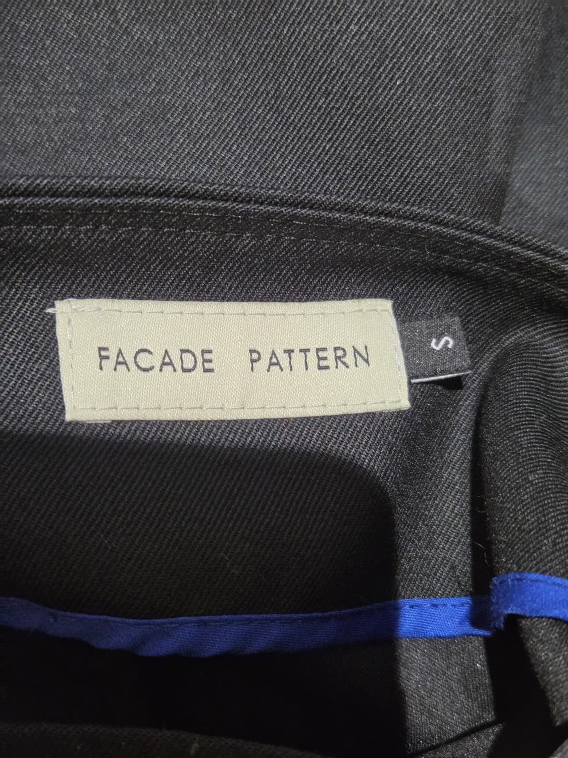 파사드패턴 개버딘 스커트 상품이미지5