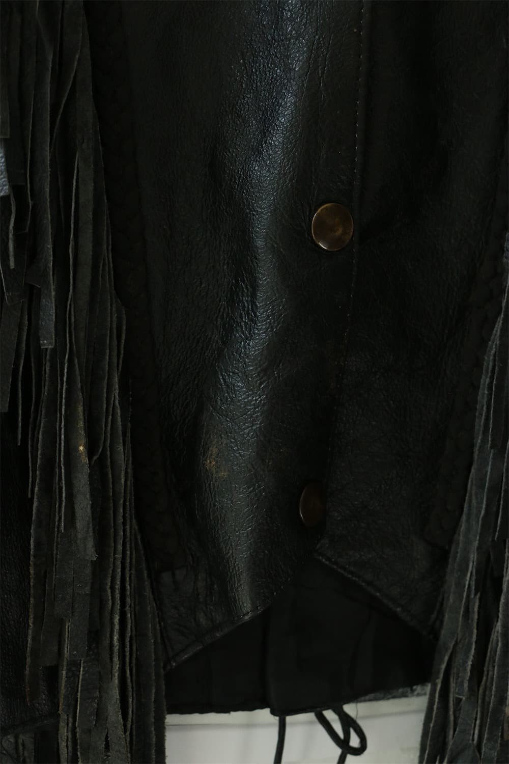 빈티지 테슬 프린지 레더 베스트 상품이미지9