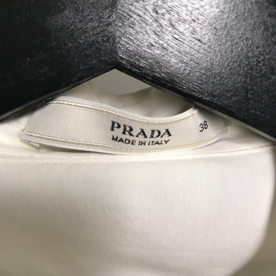 프라다 화이트 반팔 셔츠 38(W) 상품이미지5