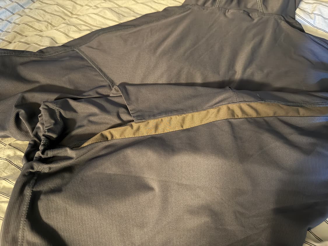 산산기어 후드 반팔티 블루 3 size 상품이미지3