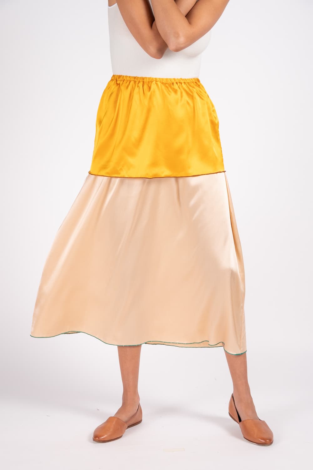 Baserange silk satin skirt 상품이미지1
