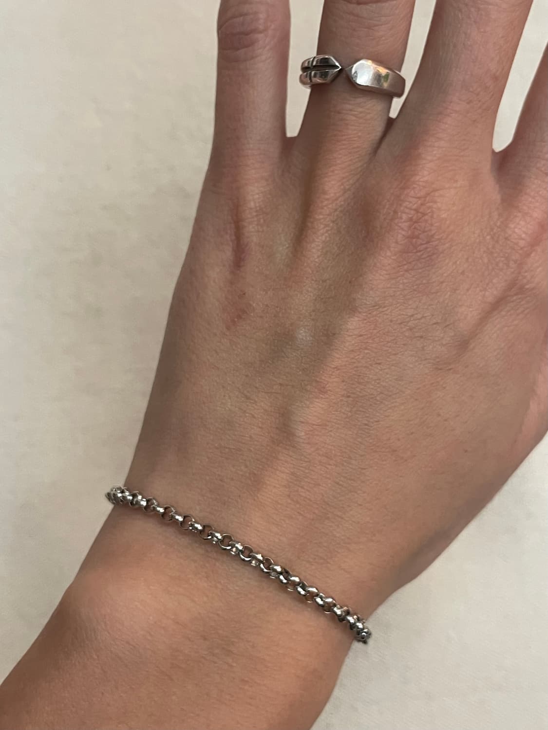 Eagle free호안석 & 실버925 포인트 체인팔찌 상품이미지5