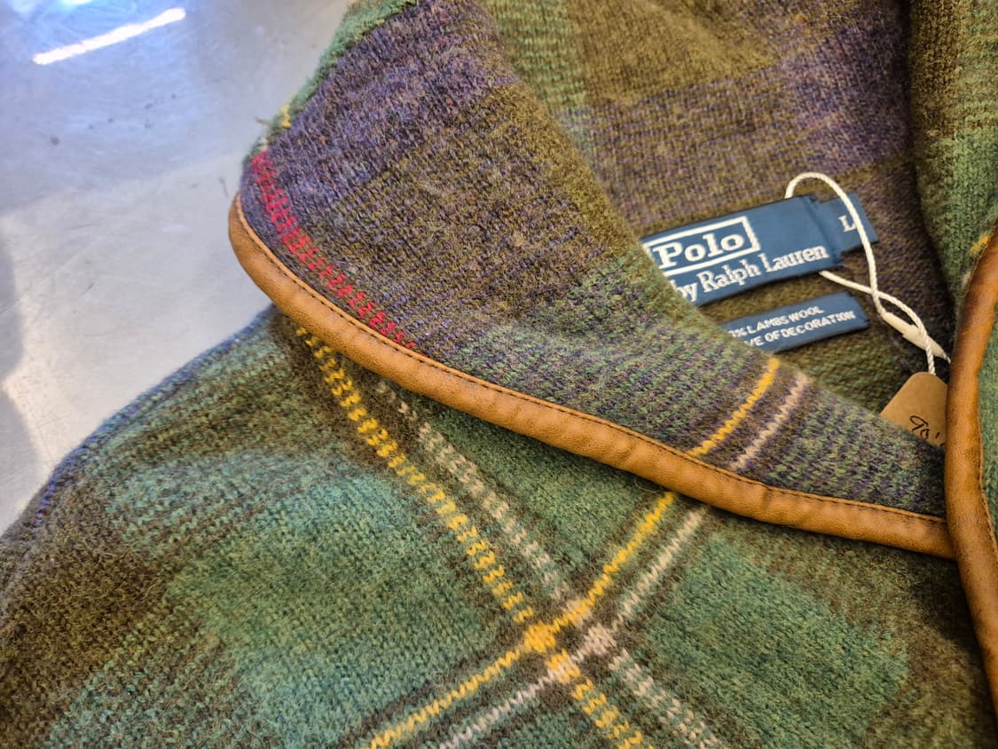 00s 폴로랄프로렌 램스울 숄카라 스웨터 상품이미지4